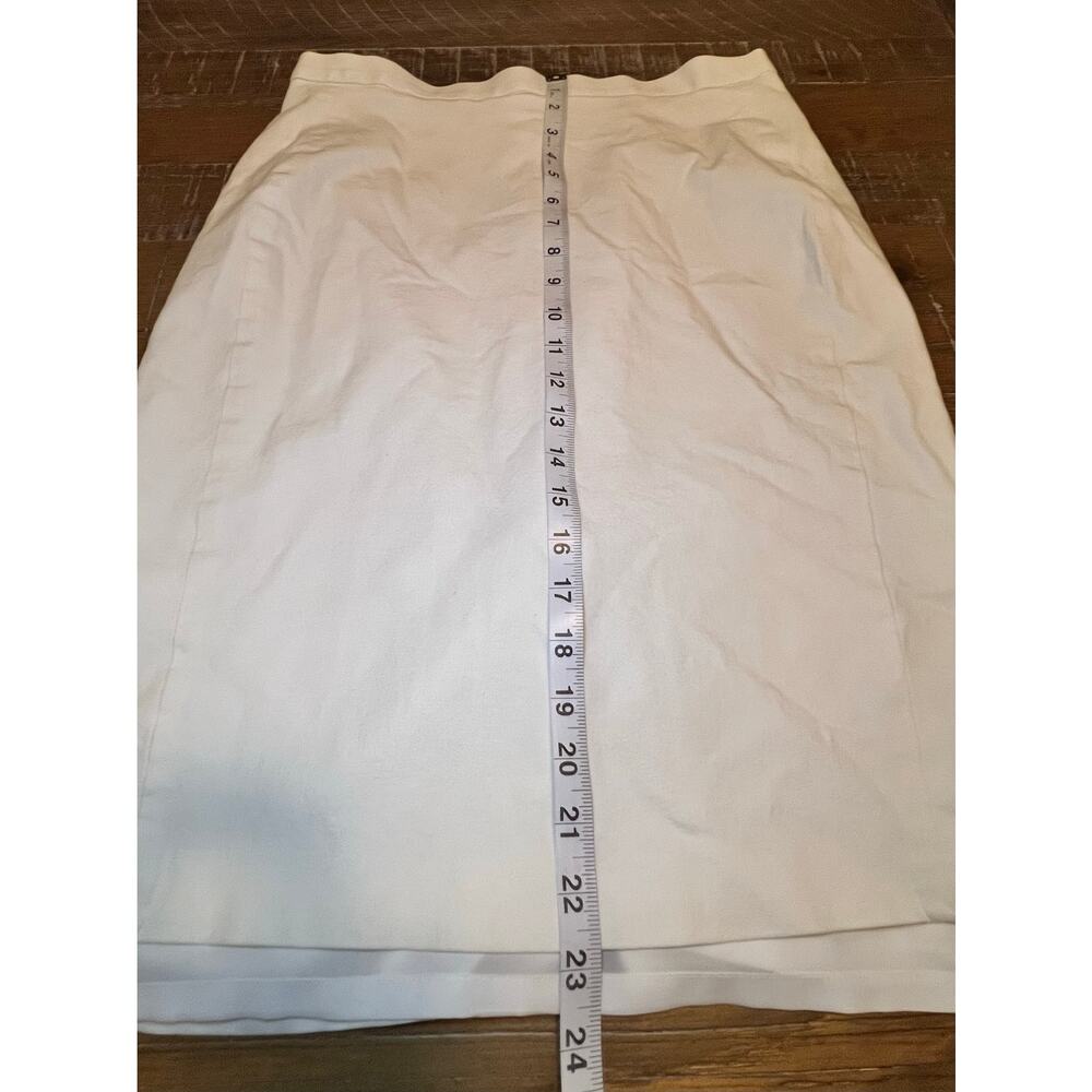 Ann Taylor Women’s Pencil Skirt Size 8 Off White Professional Office Workwear - Picture 10 of 10
